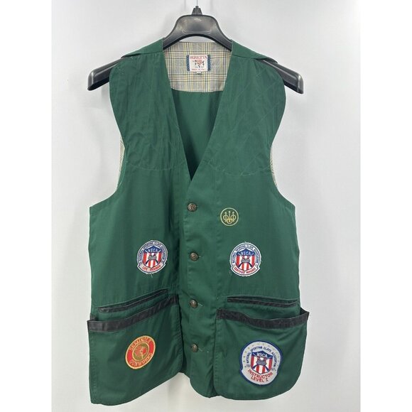 Beretta Vintage Classic Shooting Hunting Vest Made In Italy Size 60